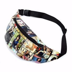 Obama Magazine Cover Collage Fanny Pack Waist Bag